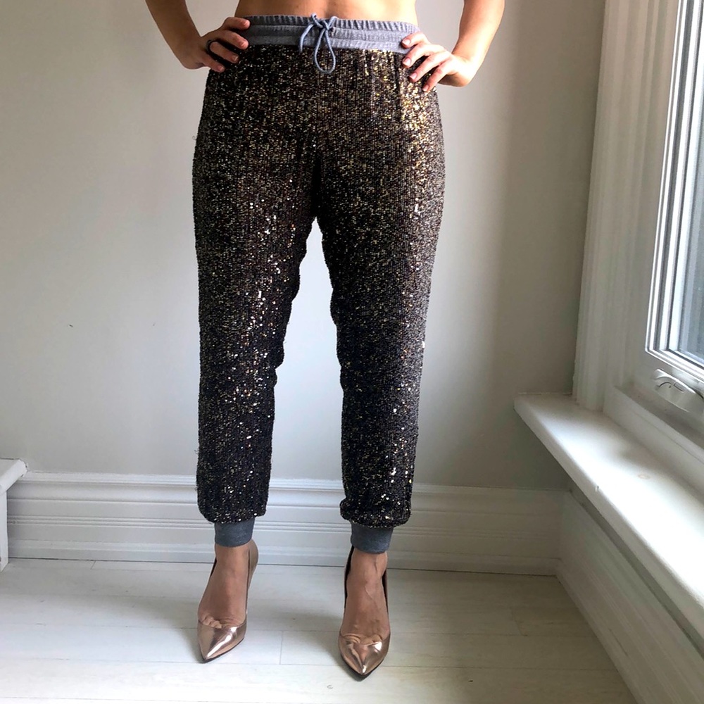 T-shirt Sequin Joggers